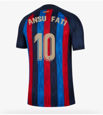 Barcelona Ansu Fati #10 Hjemmedrakt 2022-23 Kortermet